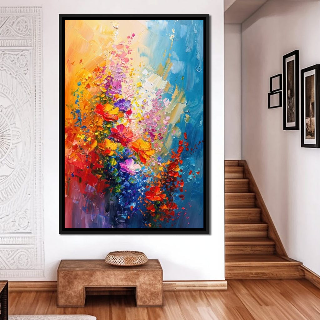 Impasto Bloom Canvas Wall Art
