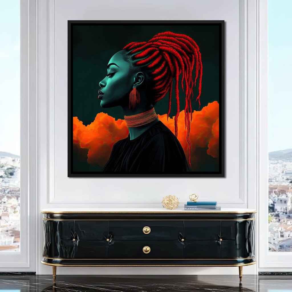 Profile of Power Canvas Wall Art