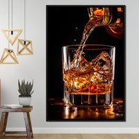 Whiskey's Ethereal Canvas Wall Art