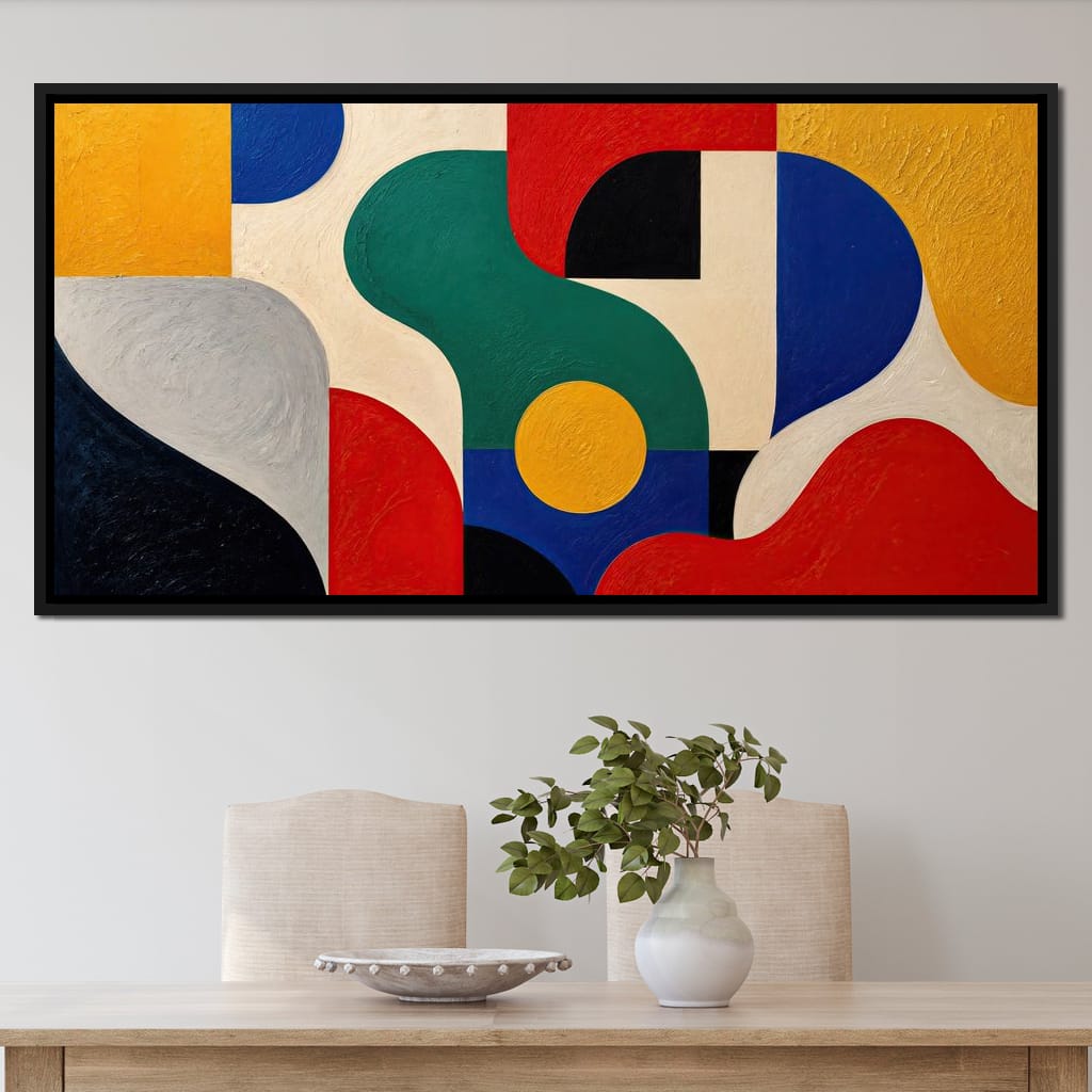 Primary Feelings Canvas Wall Art