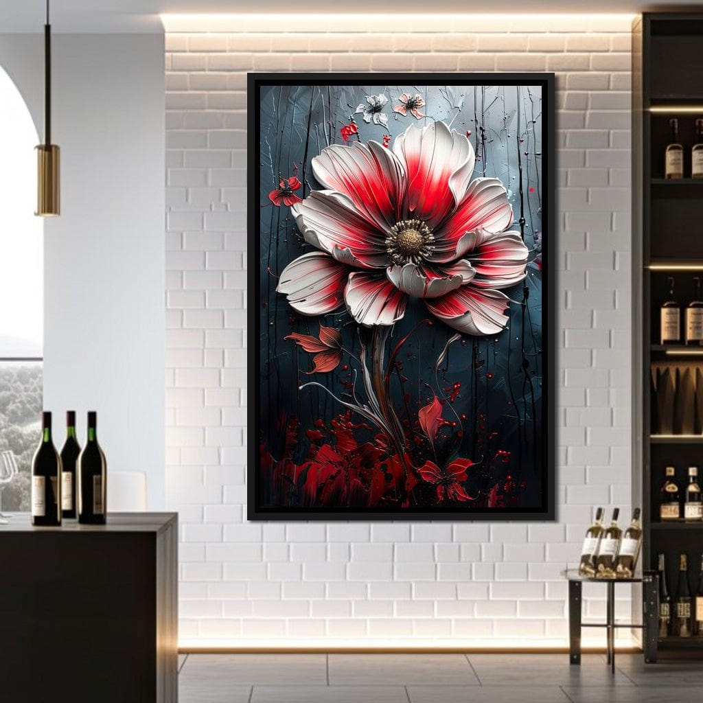 Blossom of Sanguine Dreams Canvas Wall Art