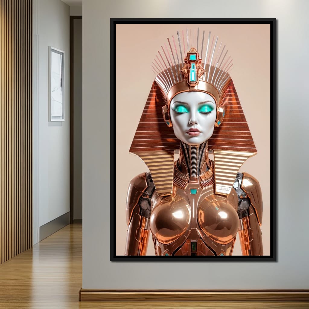 Cyber Cleopatra Canvas Wall Art