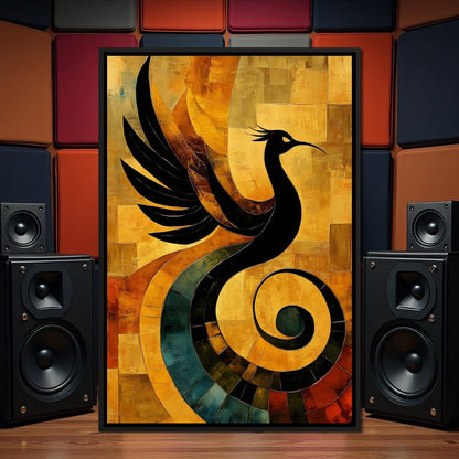 Phoenix Radiance Harmony Canvas Wall Art