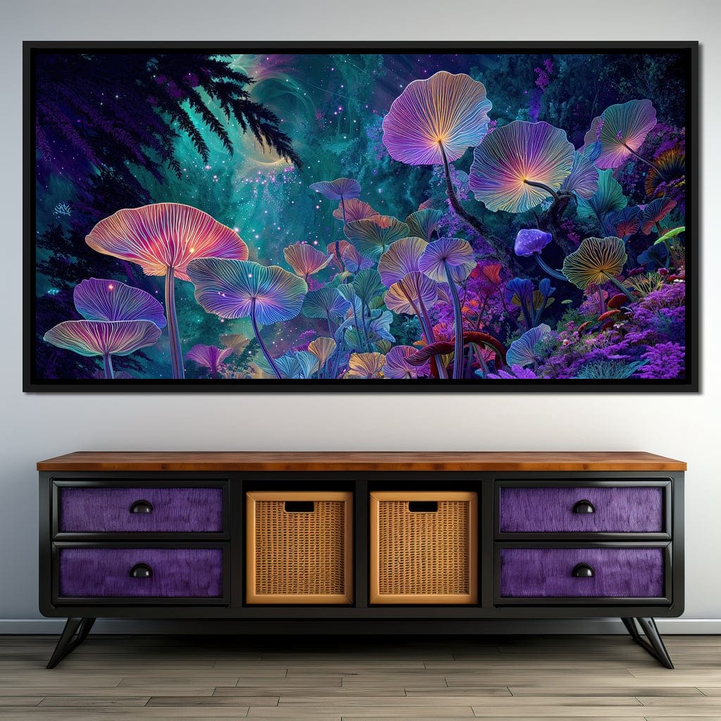 Galactic Faerie Garden Canvas Wall Art