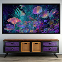 Galactic Faerie Garden Canvas Wall Art