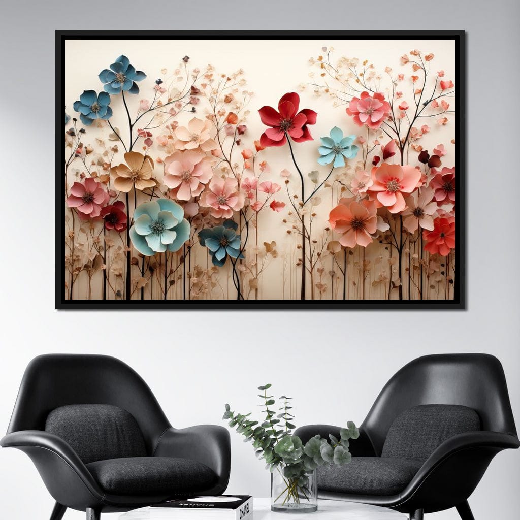 Spring Flowers Canvas Wall Art