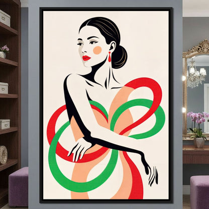 Deco Darling Canvas Wall Art