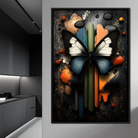Butterfly Dreamscape Fusion Canvas Wall Art