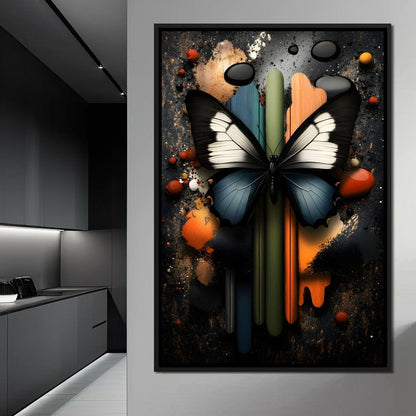 Butterfly Dreamscape Fusion Canvas Wall Art