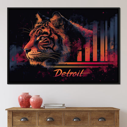 Urban Detroit Canvas Wall Art