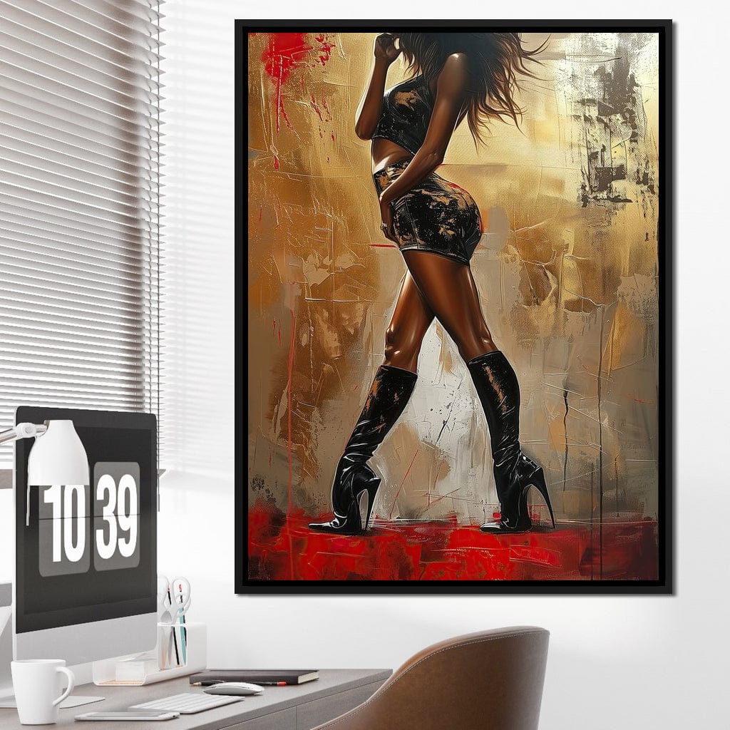 Alluring Legs In Motion Canvas Wall Art