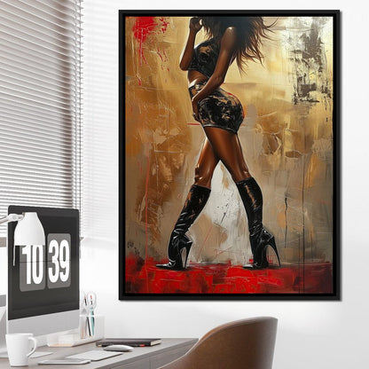 Alluring Legs In Motion Canvas Wall Art