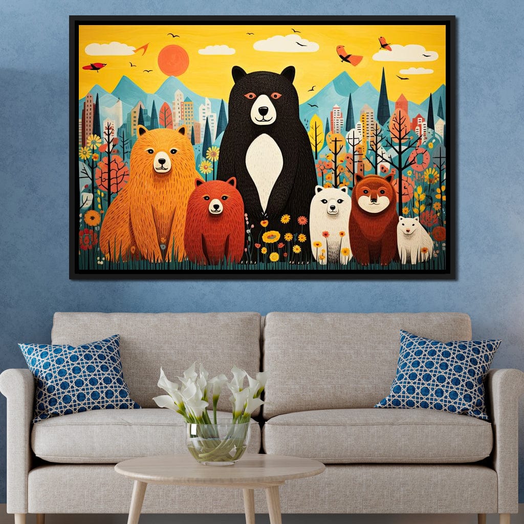 Sundown in the Wild Frontier Canvas Wall Art