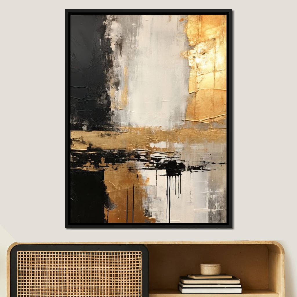 Gold Amber Shades Canvas Wall Art