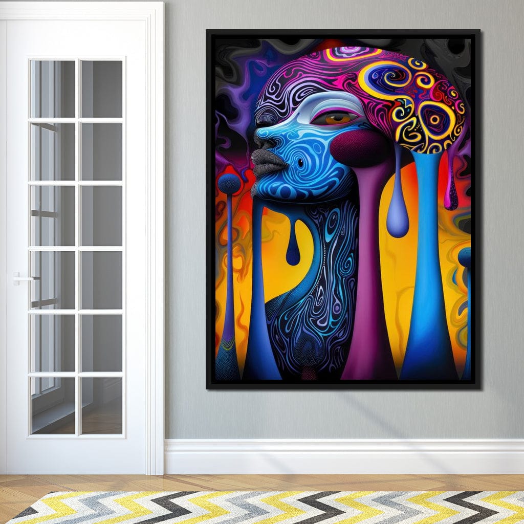 The Drippy Diva Canvas Wall Art