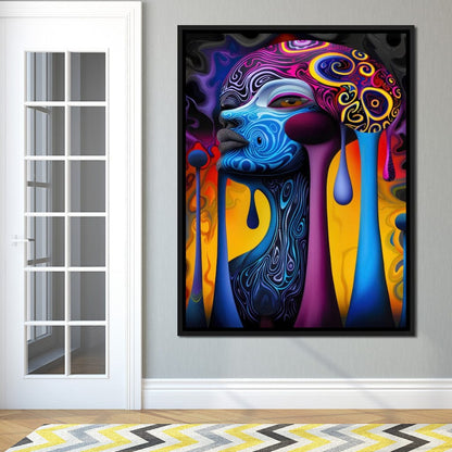 The Drippy Diva Canvas Wall Art