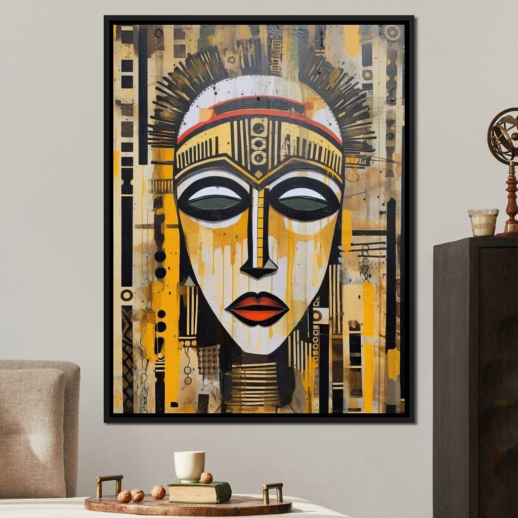 Tribal Mask 04 Canvas Wall Art