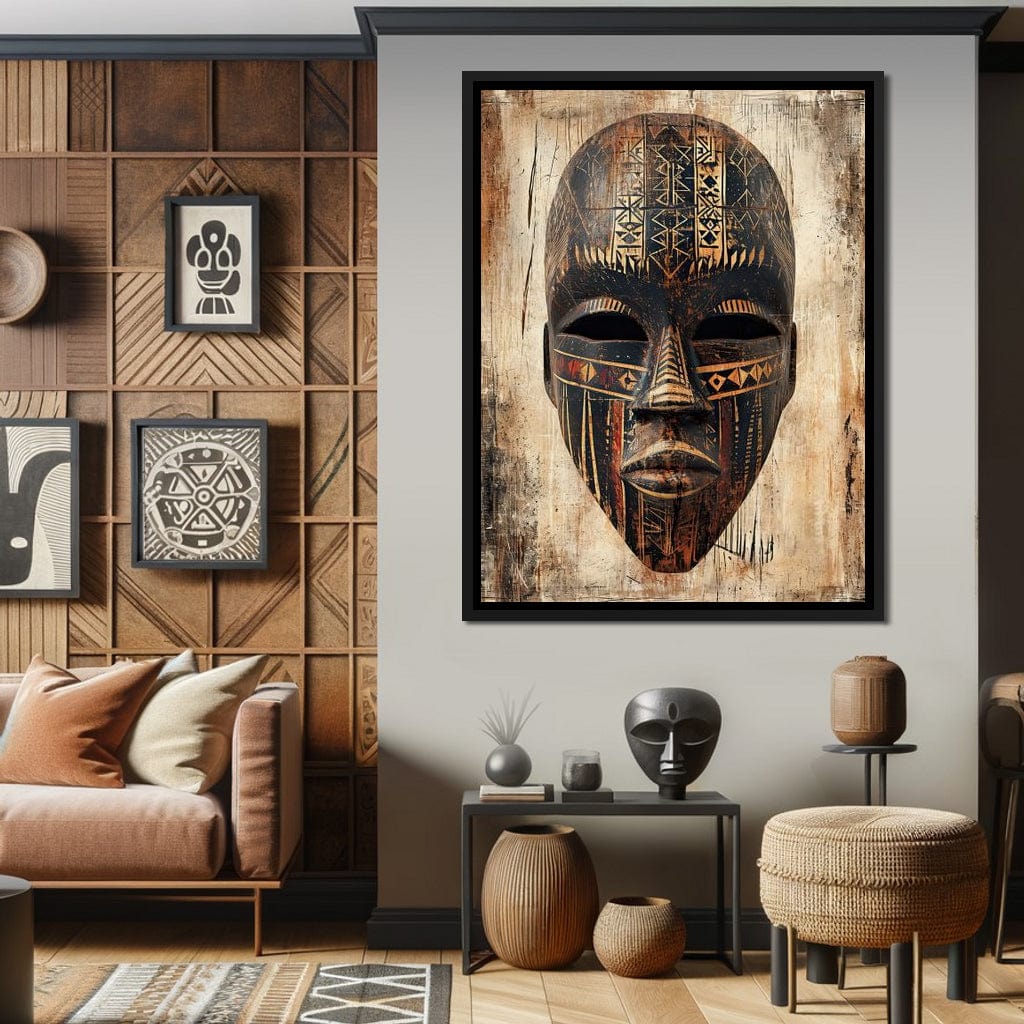 Tribal Echoes of Ancestry Canvas Wall Art
