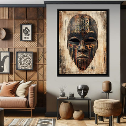 Tribal Echoes of Ancestry Canvas Wall Art
