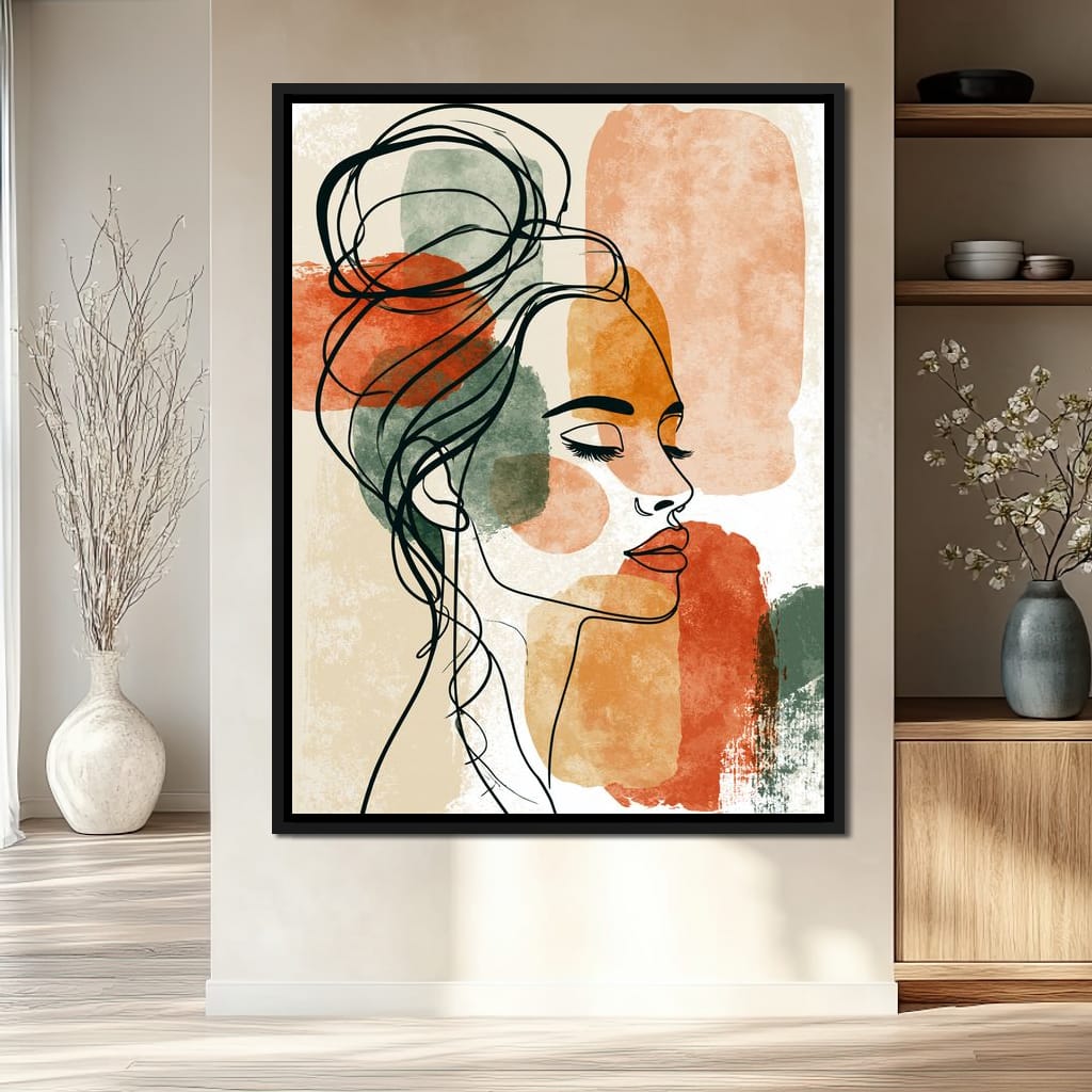 Contours of a Quiet Afternoon Canvas Wall Art