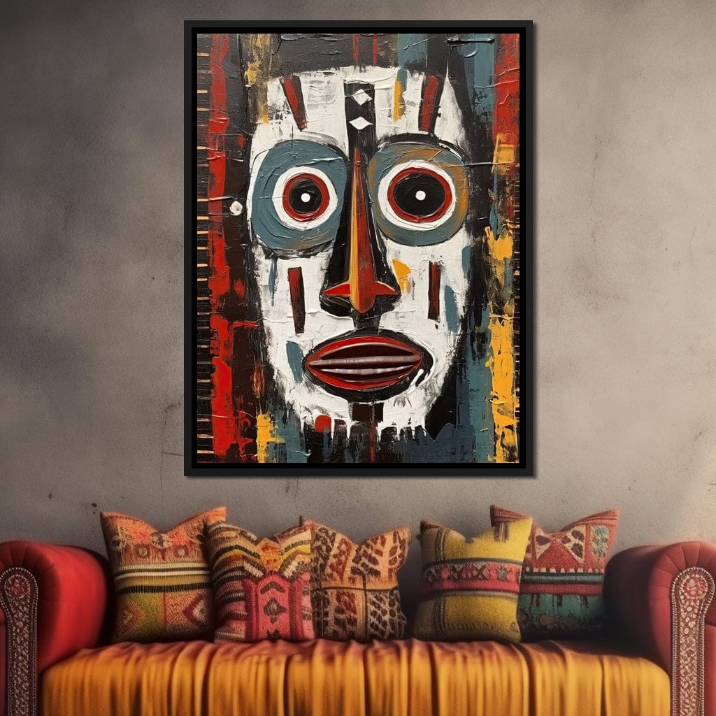 Tribal Mask 15 Canvas Wall Art