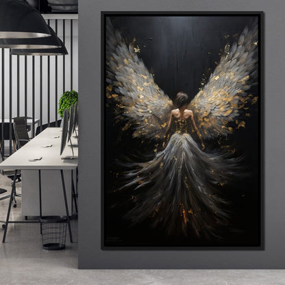 Mystic Symphony of the Cosmos Canvas Wall Art