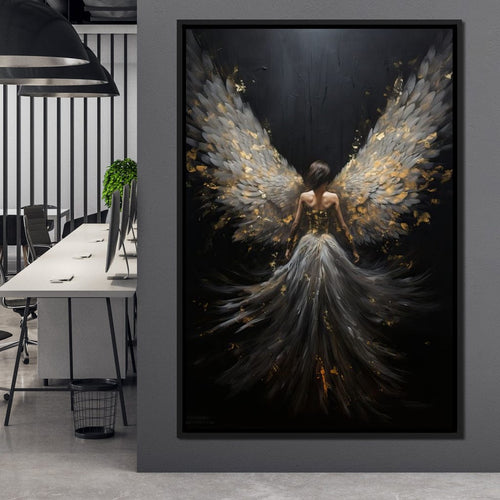 Mystic Symphony of the Cosmos Canvas Wall Art