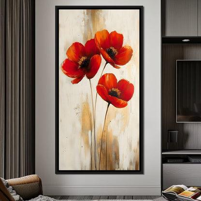 Summer Petal Dance Canvas Wall Art