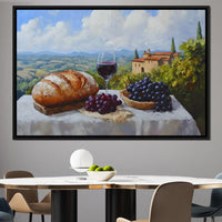 Tuscan Vineyard Bounty Canvas Wall Art