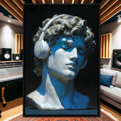 Classical Beats Repose Canvas Wall Art