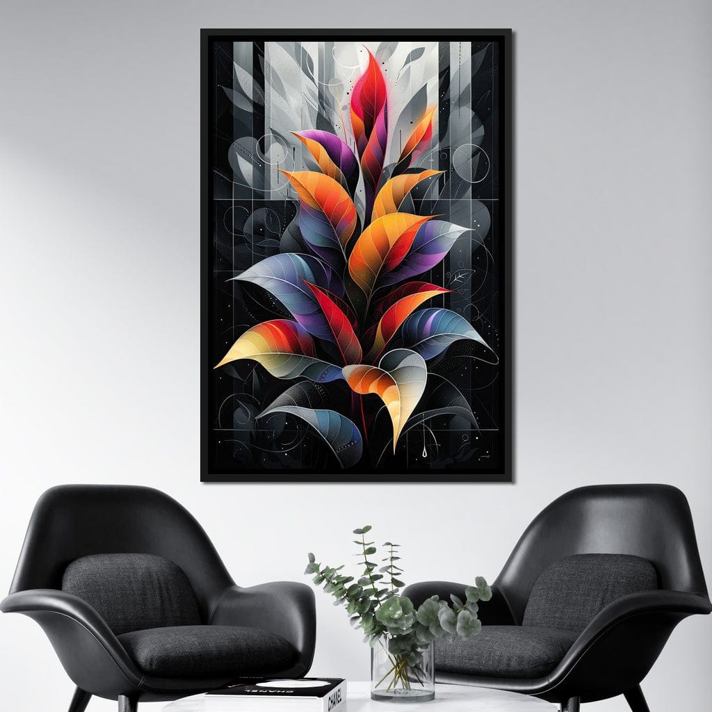 Spectrum Foliage Fusion Canvas Wall Art