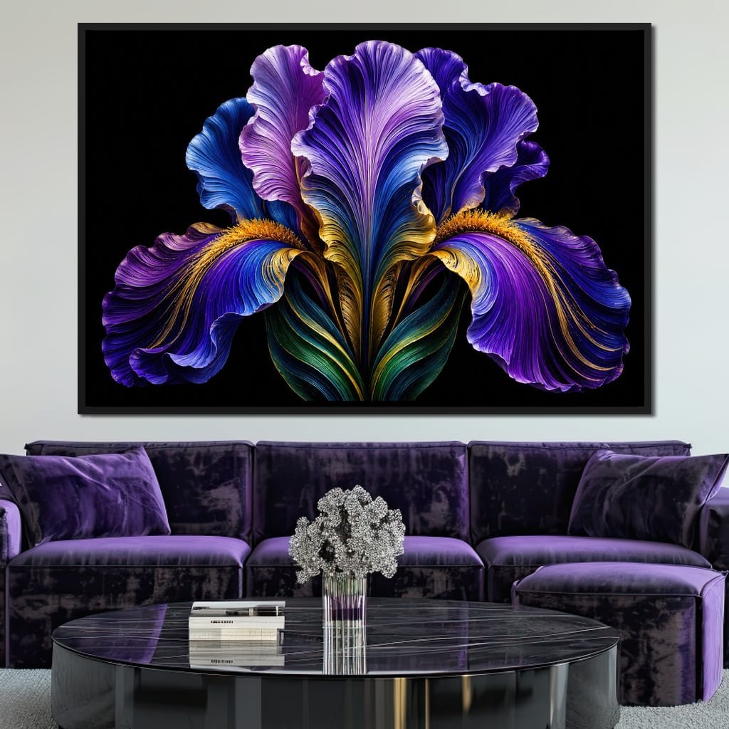 Purple Reign Canvas Wall Art
