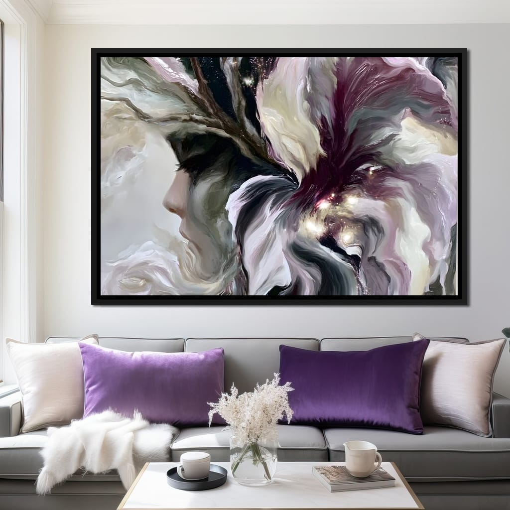 Fallen Petals Of A Silent Mind Canvas Wall Art