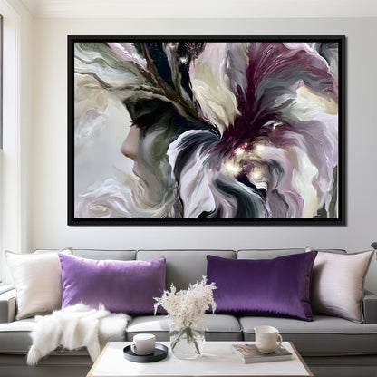 Fallen Petals Of A Silent Mind Canvas Wall Art