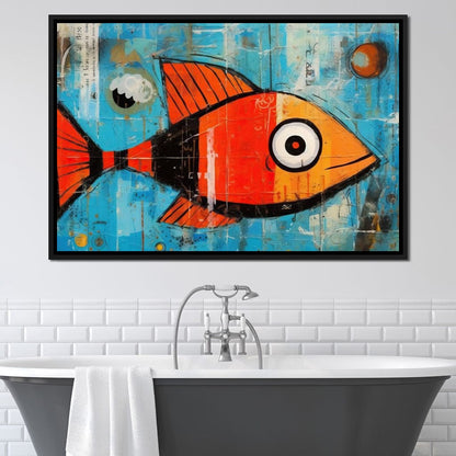 Red Fish Canvas Wall Art