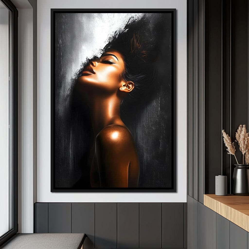 Radiant Reflection of Night Canvas Wall Art