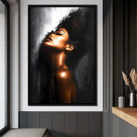 Radiant Reflection of Night Canvas Wall Art