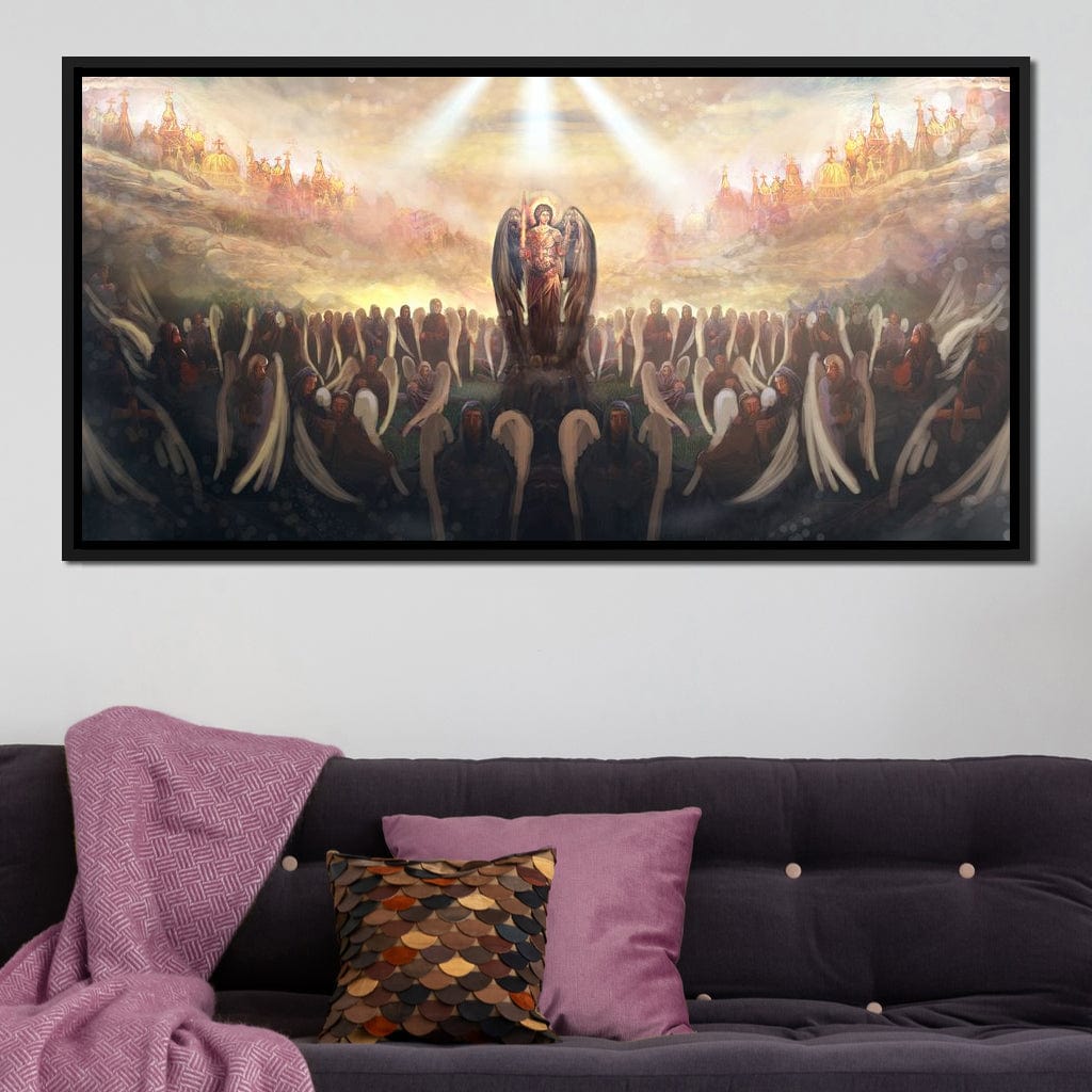 Saint Archangel Michael Canvas Wall Art