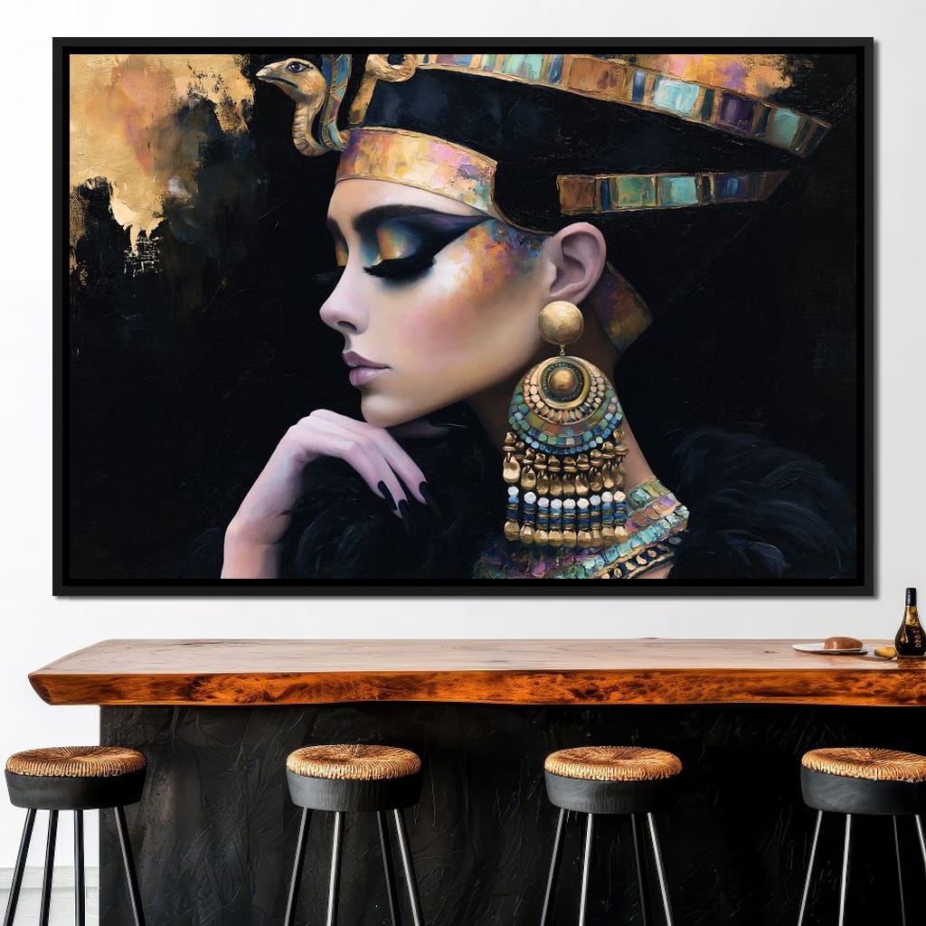 Ancient Egyptian Woman Canvas Wall Art