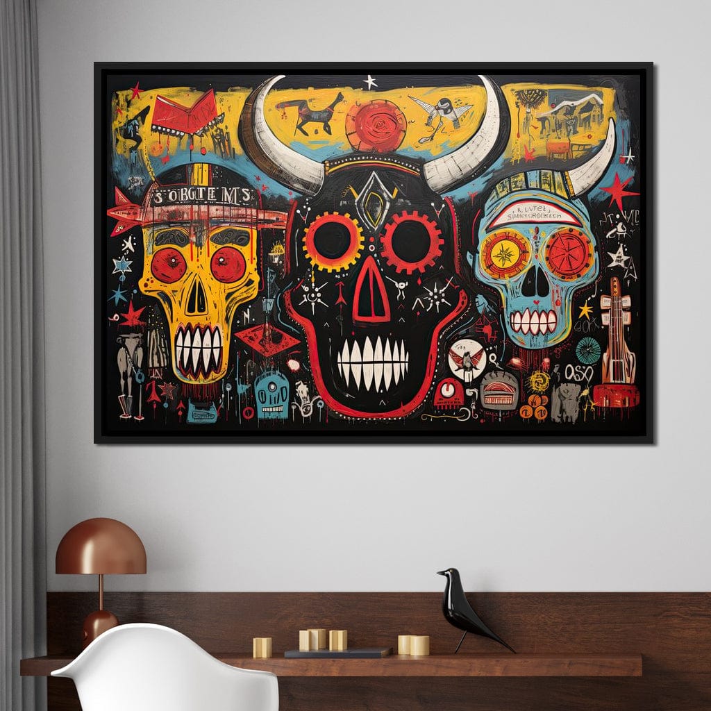 Mystic North American Totems Canvas Wall Art