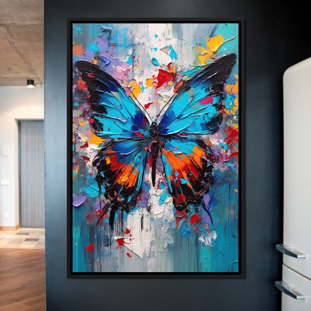 Colorburst Butterflies Canvas Wall Art