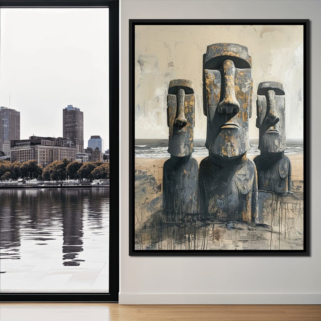 Guardians of the Pacific Shores Canvas Wall Art