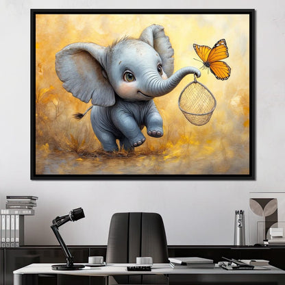 Innocence on a Golden Breeze Canvas Wall Art