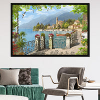 Italian Promenade Canvas Wall Art