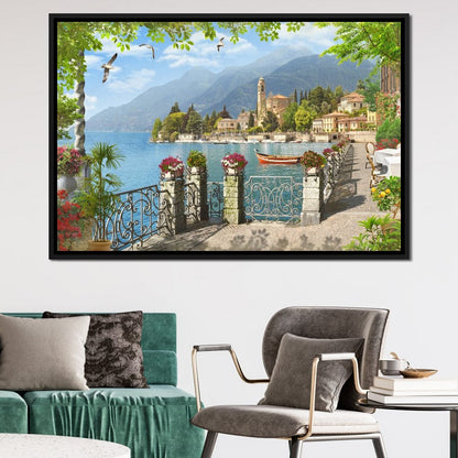 Italian Promenade Canvas Wall Art