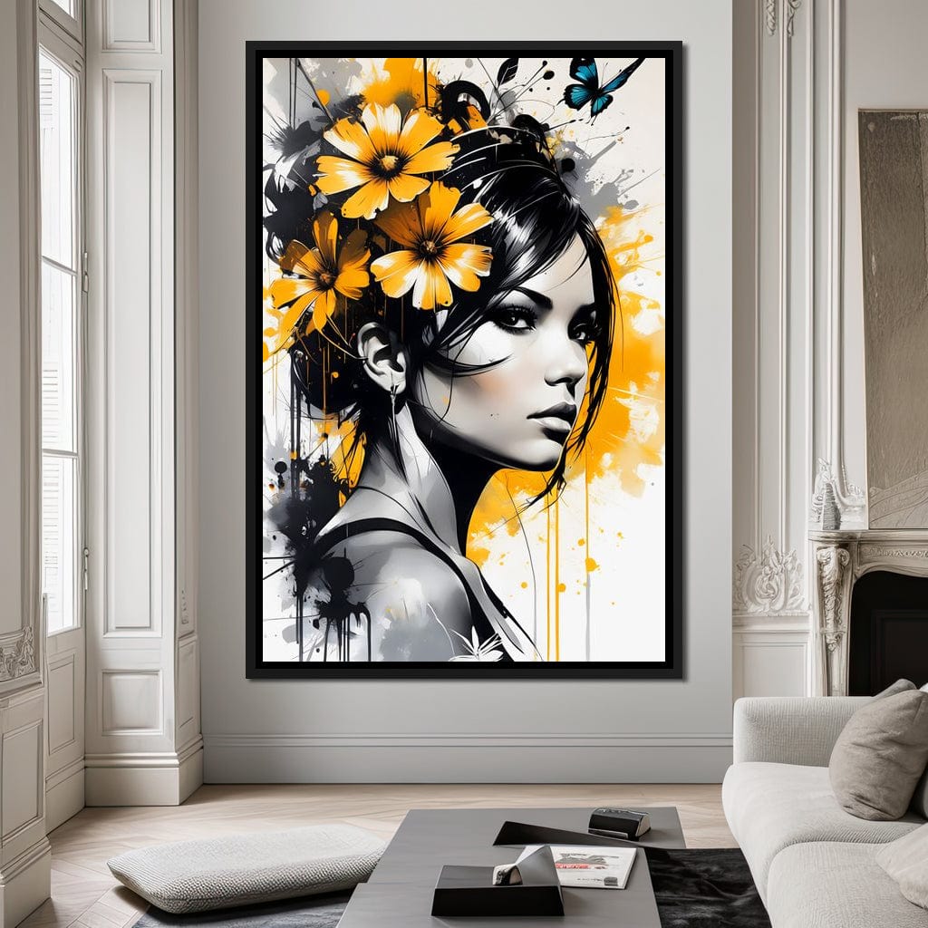 Female Portrait 262 Canvas Wall Art