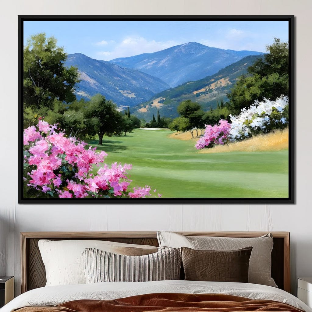 Mountain Meadow Blooms Canvas Wall Art