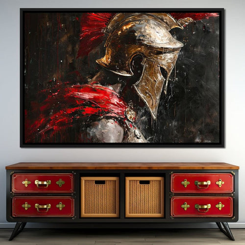 Thoughtful Spartan Reflections Canvas Wall Art
