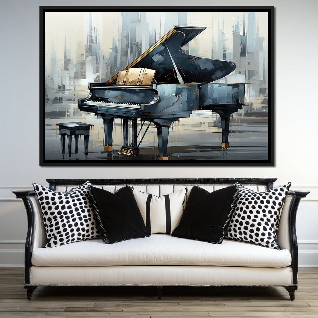 The Grand Piano Canvas Wall Art