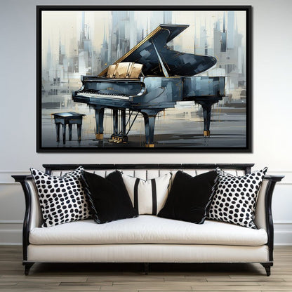 The Grand Piano Canvas Wall Art